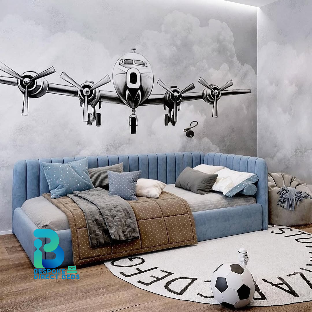 VelvetRise Nova Kids Corner Bed |Sofa Bed | Bespoke Direct Beds