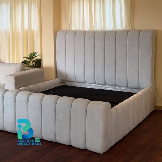 PlushChannel Frame Upholstered Bed | Bespoke Direct Beds