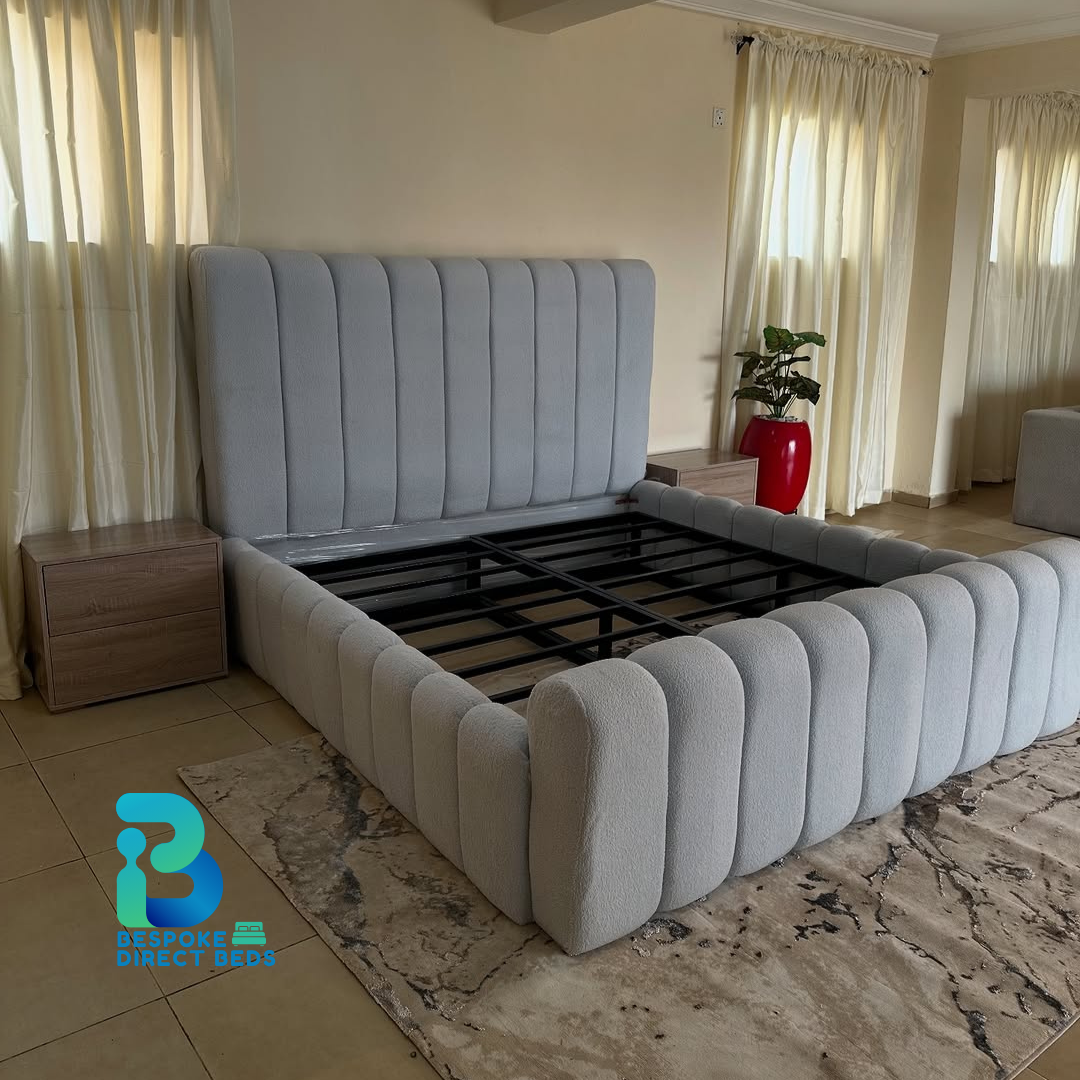 PlushChannel Frame Upholstered Bed | Bespoke Direct Beds