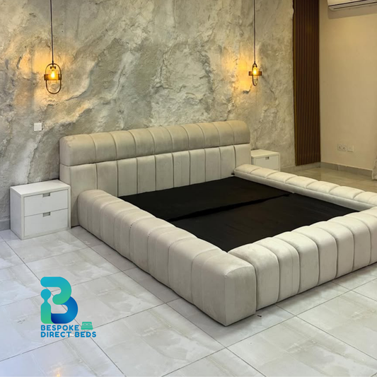 PlushHaven Edge Low Platform Bed Nova Edition | Bespoke Direct Beds