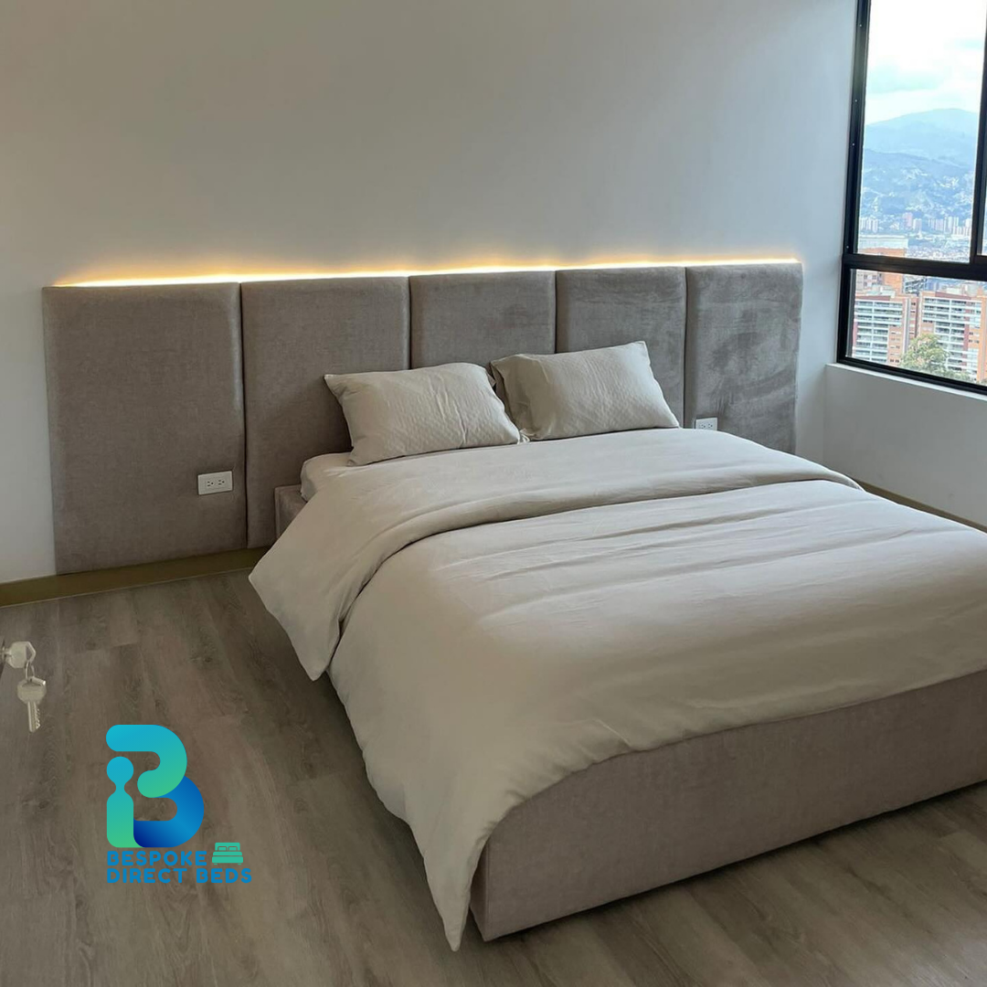 LumiGlow Panel Bed | Bespoke Direct Beds