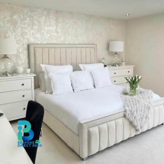 Panelled Bed CurveFront Elegance | Bespoke Direct Beds #B58