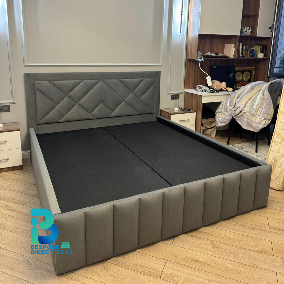 GeoGrid Luxe Terra Panel Bed | Bespoke Direct Beds