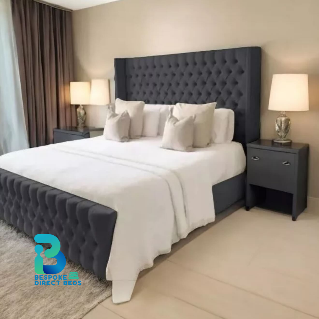 Wingback Bed SereneLuxe Comfort | Bespoke Direct Beds #B40