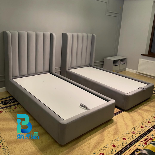 Kids Ottoman Bed TwinTuff High Panel | Bespoke Direct Beds