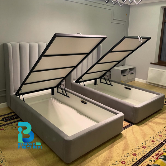 Kids Ottoman Bed TwinTuff High Panel | Bespoke Direct Beds