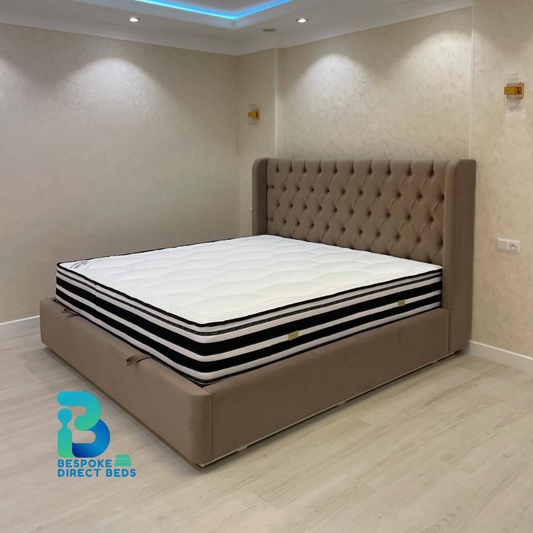 Wingback Bed ChesterCharm Tufted | Bespoke Direct Beds