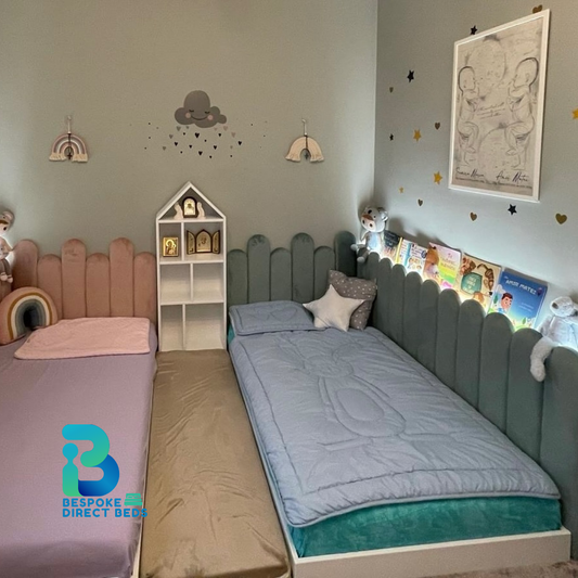 BubbleGalaxy Kids Low Platform Bed | Bespoke Direct Beds