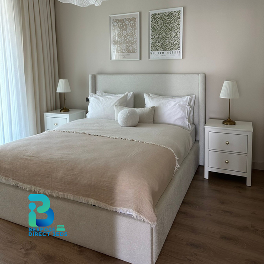 Ottoman Storage Bed CrescentWing | Bespoke Direct Beds