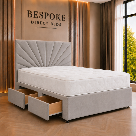 Ivorelle Divan Drawer Bed – Soft Upholstered Drawer Design | BDB#04