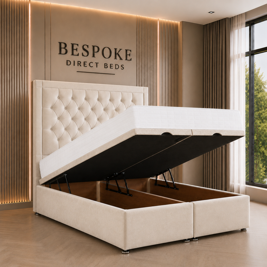 Nobelle Divan Ottoman Bed – Modern Luxury Lift Frame | BDB#12