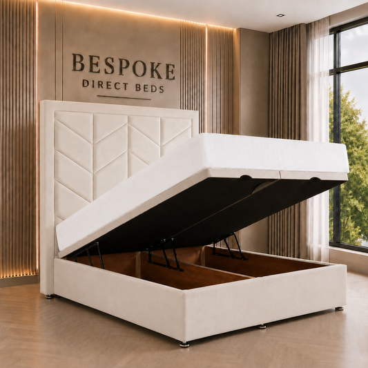 Regalyn Divan Ottoman Bed – Elegant Gas Lift Frame | BDB#08