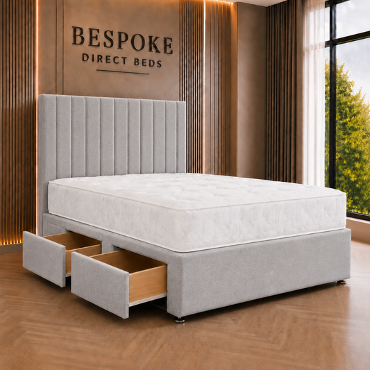 Veltrique Divan Drawer Bed – Soft Touch Storage Design | BDB#14