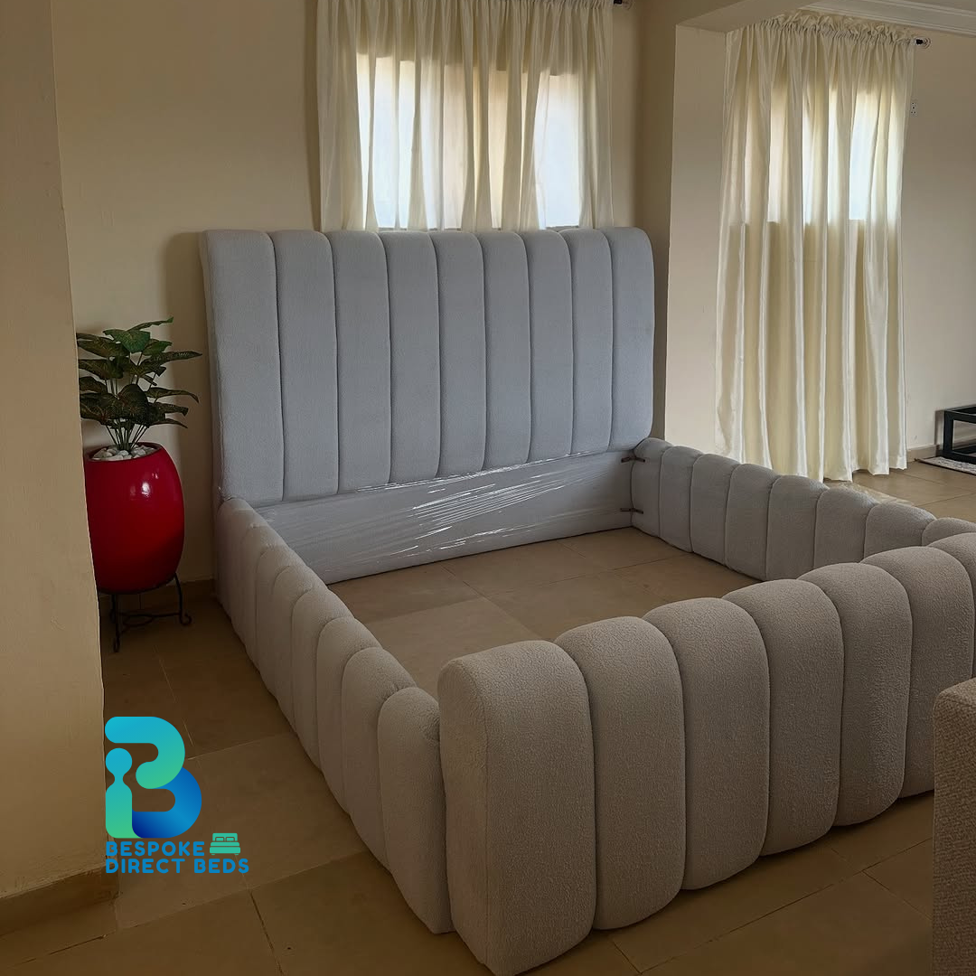 PlushChannel Frame Upholstered Bed | Bespoke Direct Beds