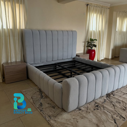 PlushChannel Frame Upholstered Bed | Bespoke Direct Beds