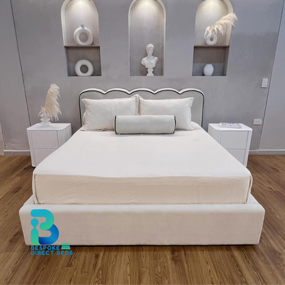 Scalloped Bed Luxury Piping | Bespoke Direct Beds