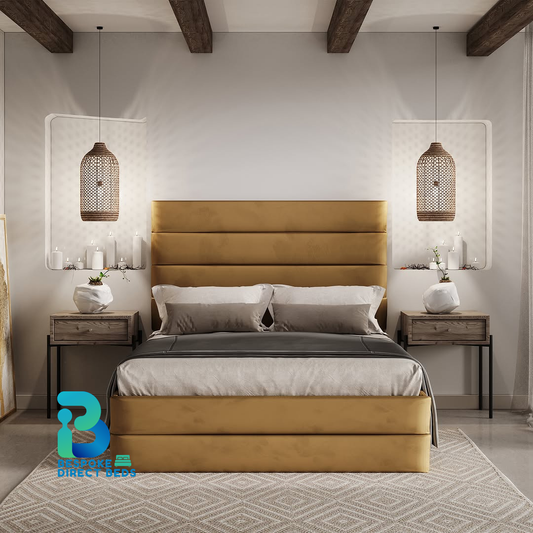 Lunar LuxeRise Ultra-Luxury Panel Platform Bed #B71