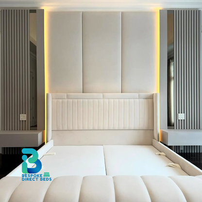 VerticalWing Grande Upholstered Bed Orion Edition | Bespoke Direct Beds