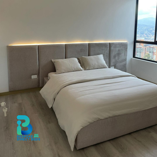 LumiGlow Panel Bed | Bespoke Direct Beds