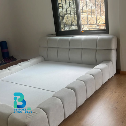 PlushHaven Edge Low Platform Bed Nova Edition | Bespoke Direct Beds
