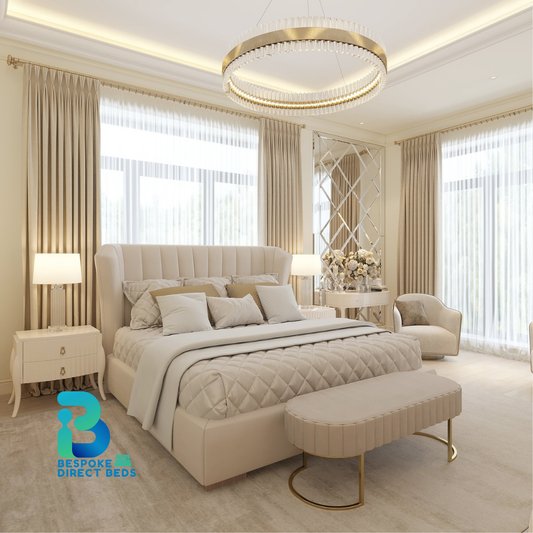Wingback Bed LuxeGlide Design | Bespoke Direct Beds