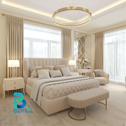Wingback Bed LuxeGlide Design | Bespoke Direct Beds