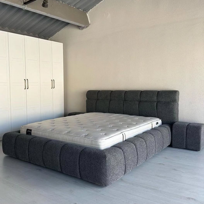 PlushGrid Luxe Low Platform Bed Orion Edition | Bespoke Direct Beds