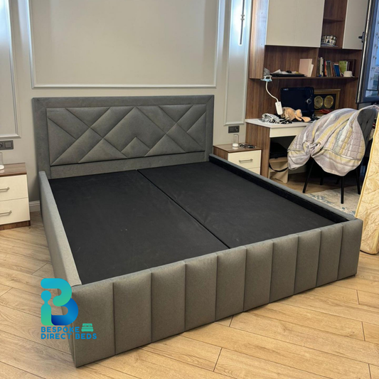 GeoGrid Luxe Terra Panel Bed | Bespoke Direct Beds