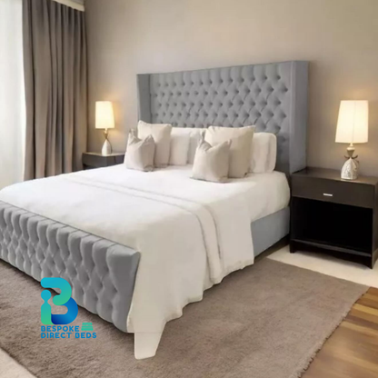 Wingback Bed SereneLuxe Comfort | Bespoke Direct Beds #B40