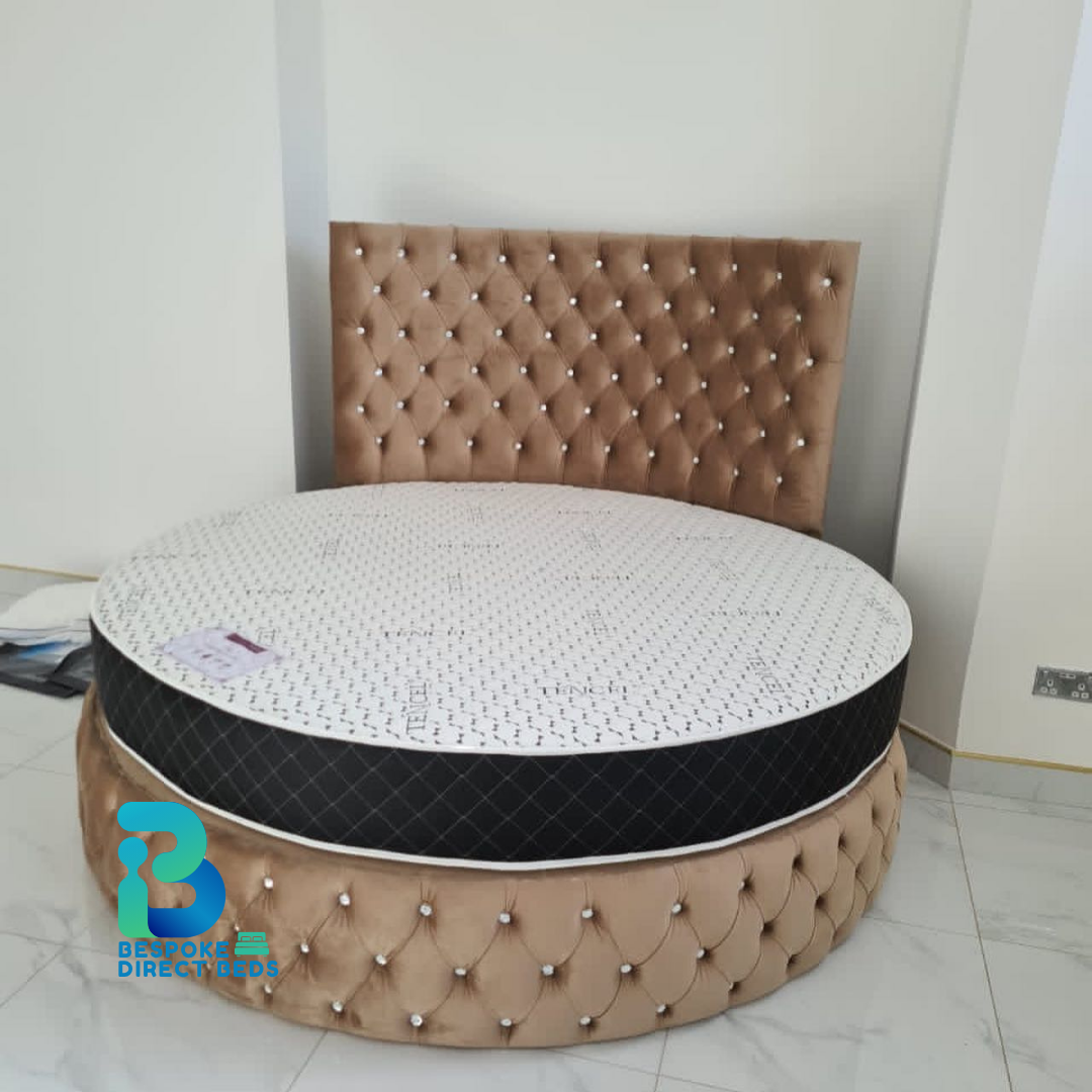 Round Bed Crystaluxe Curve | Bespoke Direct Beds #B20