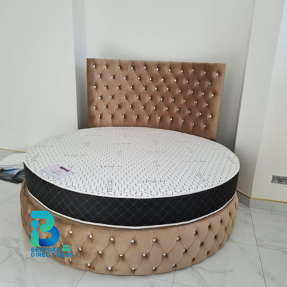 Round Bed Crystaluxe Curve | Bespoke Direct Beds #B20