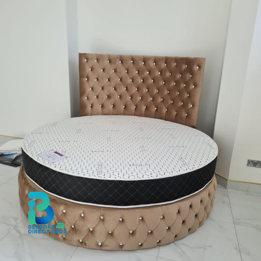 Round Bed Crystaluxe Curve | Bespoke Direct Beds #B20