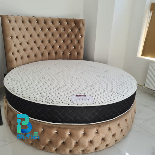 Round Bed Crystaluxe Curve | Bespoke Direct Beds #B20