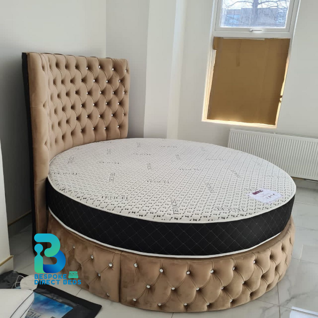 Round Bed Crystaluxe Curve | Bespoke Direct Beds #B20