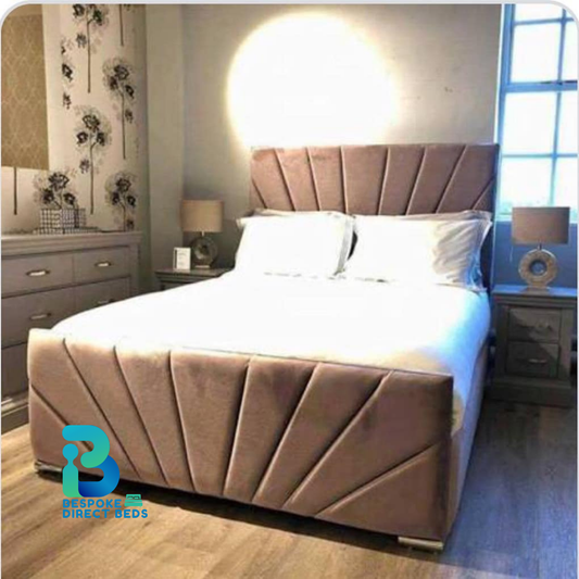Ottoman Bed LuxeRay Fan Tufted | Bespoke Direct Beds #B13