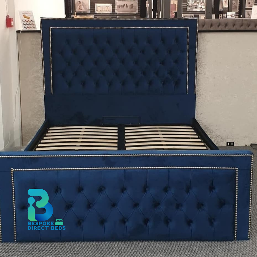Luxury Velvet Bed CrownEdge | Bespoke Direct Beds #B5