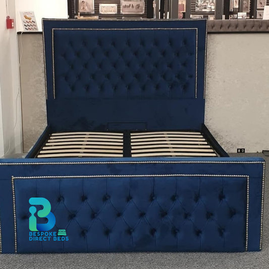 Luxury Velvet Bed CrownEdge | Bespoke Direct Beds #B5