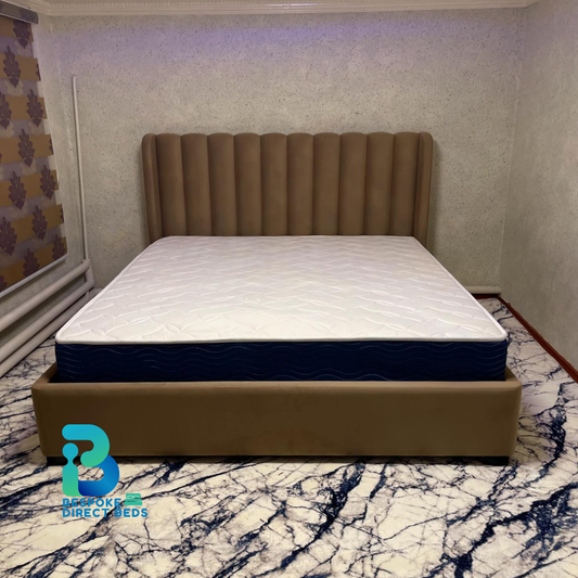 Vertical Panel Bed PlumeWing Design | Bespoke Direct Beds #B85