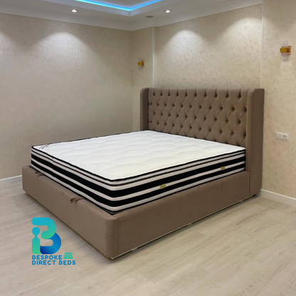 Wingback Bed ChesterCharm Tufted | Bespoke Direct Beds