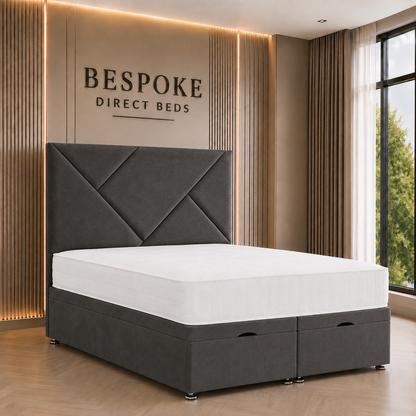 Aurelia Curve Divan Ottoman Bed – Premium Lift Design | BDB#10