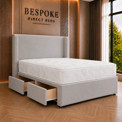 Aurelisse Divan Drawer Bed – Elegant Side Drawer Comfort | BDB#16