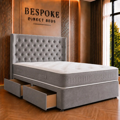 Averelle Divan Drawer Bed – Premium Organised Storage Style | BDB#21