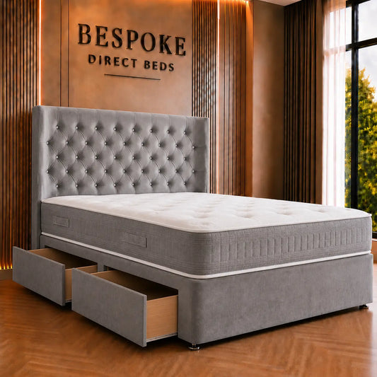 Averelle Divan Drawer Bed – Premium Organised Storage Style | BDB#21