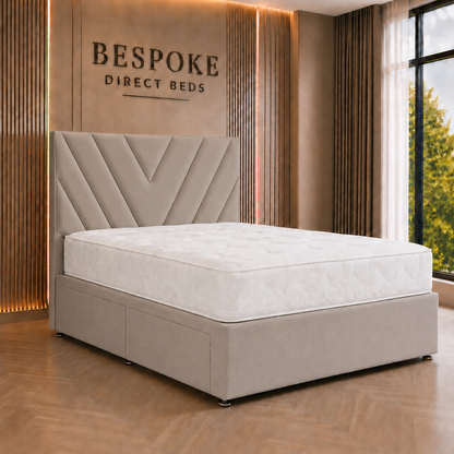 Celestia Divan Drawer Bed – Modern Bedroom Storage Luxury | BDB#03