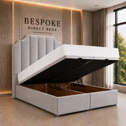 Cloudmere Divan Ottoman Bed – Soft Luxury Lift-Up Style | BDB#23