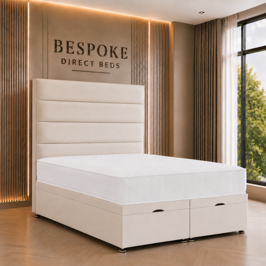 Cloudora Divan Ottoman Bed – Soft Upholstered Storage Style | BDB#09