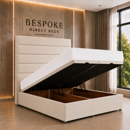 Cloudora Divan Ottoman Bed – Soft Upholstered Storage Style | BDB#09