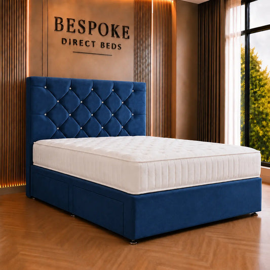 Cloudvera Divan Drawer Bed – Soft Upholstered Storage Design | BDB#23