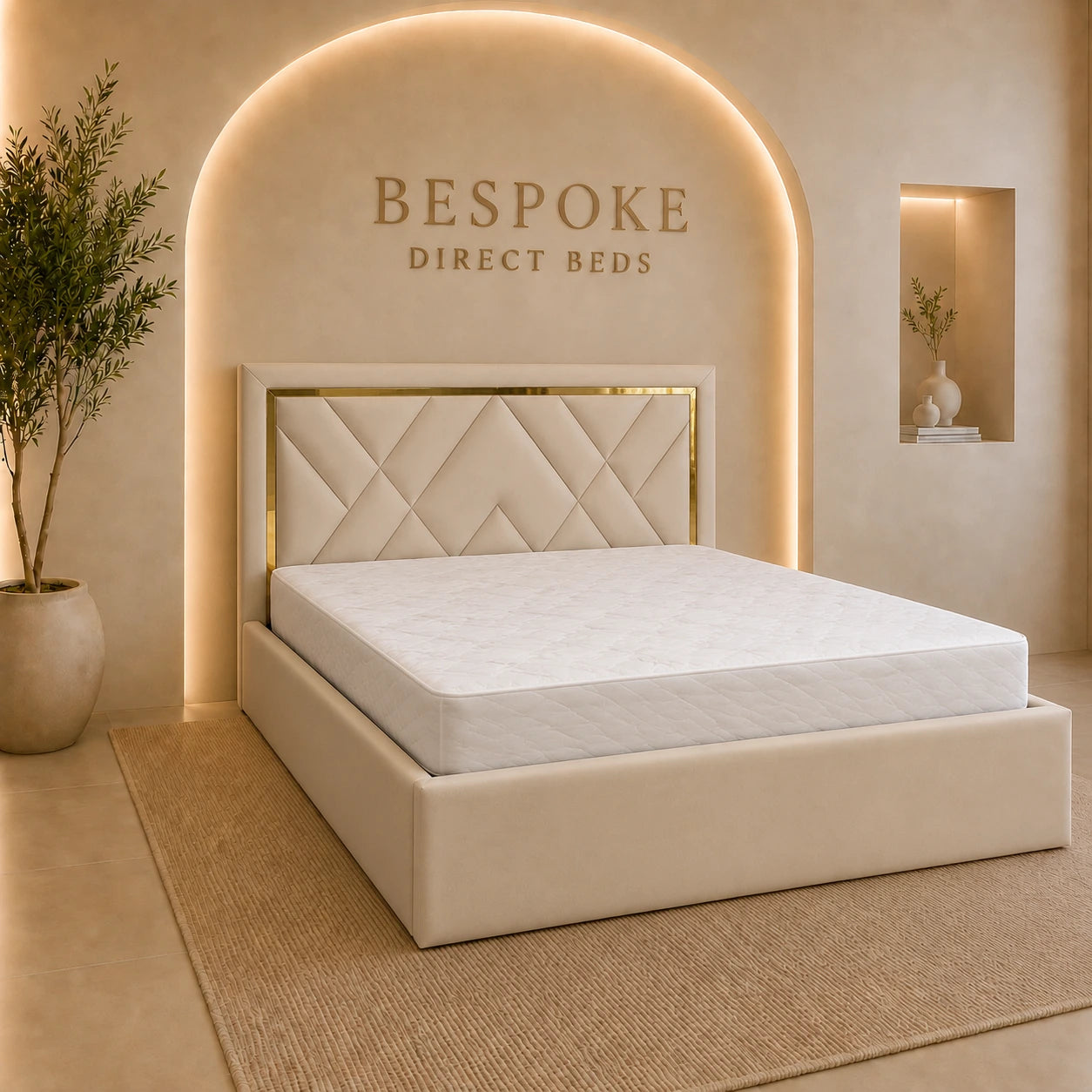Elysian Luxe Bed – Timeless Upholstered Beauty | LXB#17