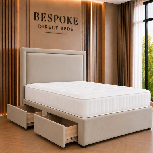 Elysora Divan Drawer Bed – Designer Storage Collection | BDB#11